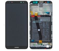 Displej + dotyková plocha pro Huawei Mate 10 Lite černý s rámem (Service Pack)