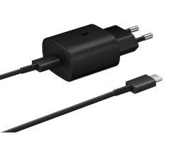 EP-TA800EBE 25W + EP-DA905BBE Samsung USB-C Cestovní nabíječka Black 