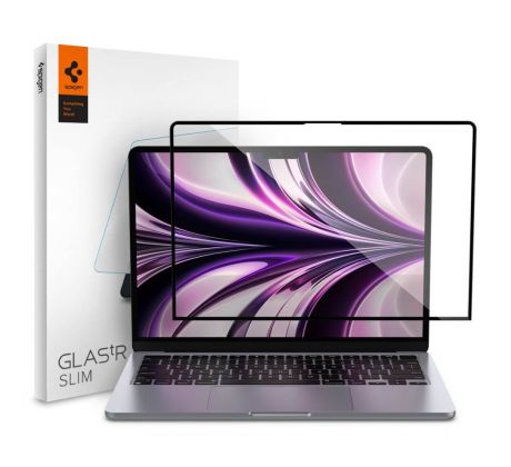 OCHRANNÉ TVRZENÉ SKLO SPIGEN GLASS FC MACBOOK AIR 13 2022 BLACK