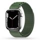 ŘEMÍNEK TECH-PROTECT NYLON PRO APPLE WATCH 4 / 5 / 6 / 7 / 8 / 9 / SE / ULTRA 1 / 2 (42 / 44 / 45 / 49 MM) MILITARY GREEN