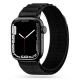 ŘEMÍNEK TECH-PROTECT NYLON PRO APPLE WATCH 4 / 5 / 6 / 7 / 8 / 9 / SE / ULTRA 1 / 2 (42 / 44 / 45 / 49 MM) BLACK