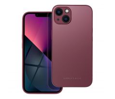 Roar Matte Glass Case  -  iPhone 13 (bordový)
