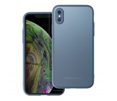 Roar Matte Glass Case  -  iPhone XS modrý