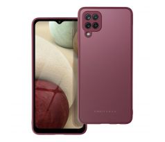 Roar Matte Glass Case  -  Samsung Galaxy A12 (bordový)