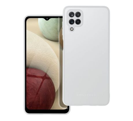 Roar Matte Glass Case  -  Samsung Galaxy A12 (stříbrný)