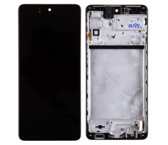 Displej + dotykové sklo pro Samsung Galaxy M51 M515 Black (Service Pack)