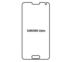 Hydrogel - ochranná fólie - Samsung Galaxy Alpha (case friendly)