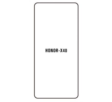 Hydrogel - ochranná fólie - Huawei Honor X40 (case friendly)