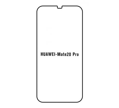 Hydrogel - ochranná fólie - Huawei Mate 20 Pro (case friendly)