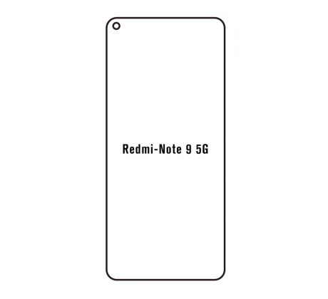 Hydrogel - ochranná fólie - Xiaomi Redmi Note 9 5G (case friendly)