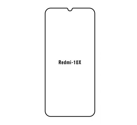 Hydrogel - ochranná fólie - Xiaomi Redmi 10X 5G (case friendly)