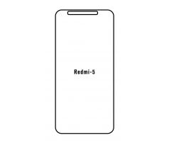 Hydrogel - ochranná fólie - Xiaomi Redmi 5 (case friendly)