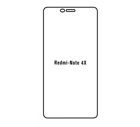 Hydrogel - ochranná fólie - Xiaomi Redmi Note 4/4X (case friendly)