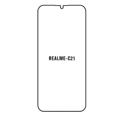 Hydrogel - ochranná fólie - Realme C21 (case friendly)