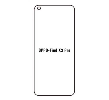 Hydrogel - ochranná fólie - OPPO Find X3 Pro 5G (case friendly)