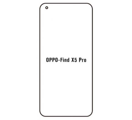 Hydrogel - ochranná fólie - OPPO Find X5 Pro (case friendly)