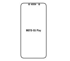 Hydrogel - ochranná fólie - Motorola Moto E6 Play (case friendly)