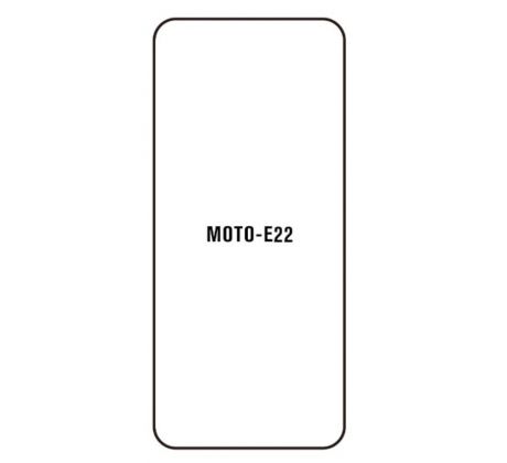 Hydrogel - ochranná fólie - Motorola Moto E22/E22i (case friendly)