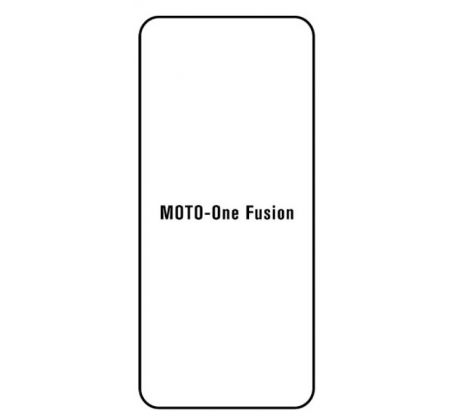 Hydrogel - ochranná fólie - Motorola One Fusion (case friendly)