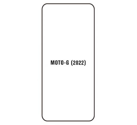 Hydrogel - ochranná fólie - Motorola Moto G (2022) (case friendly)