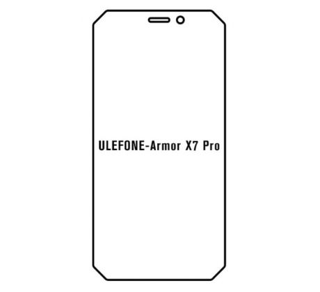 Hydrogel - ochranná fólie - Ulefone Armor X7/X7 Pro (case friendly)