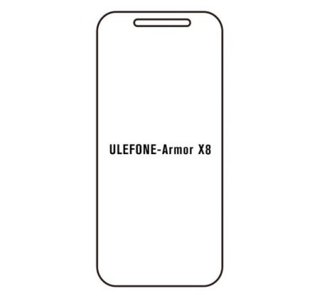 Hydrogel - ochranná fólie - Ulefone Armor X8 (case friendly)