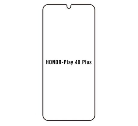 Hydrogel - matná ochranná fólie - Huawei Honor Play 40 Plus