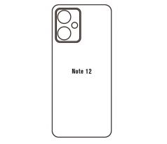 Hydrogel - matná zadní ochranná fólie - Xiaomi Redmi Note 12 4G
