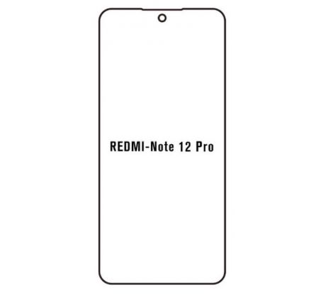 Hydrogel - Privacy Anti-Spy ochranná fólie - Xiaomi Redmi Note 12 Pro 5G