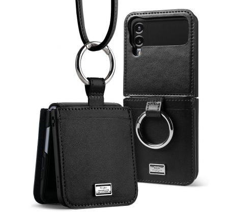 KRYT RINGKE SIGNATURE FOLIO SAMSUNG GALAXY Z FLIP 4 BLACK