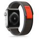 ŘEMÍNEK TECH-PROTECT NYLON APPLE WATCH 4 / 5 / 6 / 7 / 8 / 9 / SE / ULTRA 1 / 2 (42 / 44 / 45 / 49 MM) BLACK/ORANGE