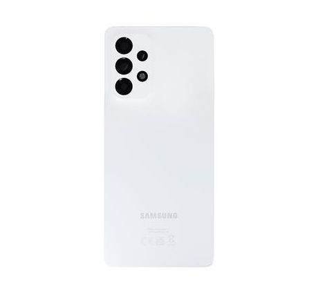 Samsung Galaxy A53 5G - Zadní kryt baterie se sklíčkem zadní kamery - Awesome White (náhradní díl)