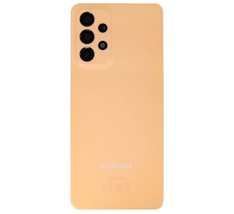 Samsung Galaxy A53 5G - Zadní kryt baterie se sklíčkem zadní kamery - Awesome Peach (náhradní díl)