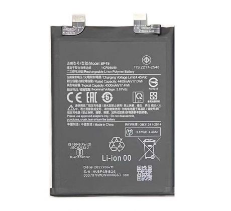 Baterie BP49 pro Xiaomi Poco F4 5G 4500mAh (Service Pack)
