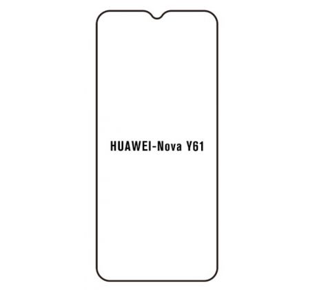 Hydrogel - matná ochranná fólie - Huawei Nova Y61