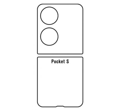 Hydrogel - zadní ochranná fólie - Huawei Pocket S
