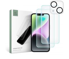 3PACK OCHRANNÝCH SKEL TECH-PROTECT SUPREME SET iPhone 14 Plus CLEAR