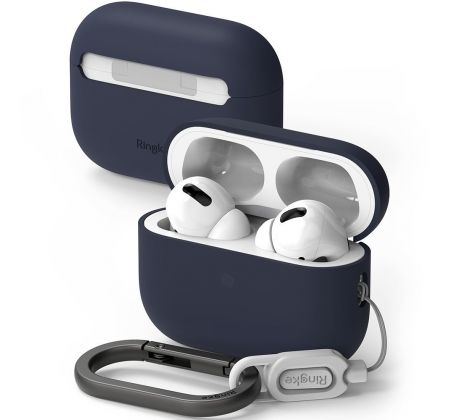 POUZDRO/KRYT RINGKE SILICONE APPLE AIRPODS PRO 1 / 2 MIDNIGHT BLUE
