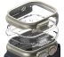 2KS V BALENÍ, SET 2 KRYTU RINGKE SLIM 2-PACK APPLE WATCH ULTRA 1 / 2 (49 MM) CLEAR & TITANIUM GREY