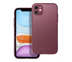 Roar Matte Glass Case  -  iPhone 11 (bordový)