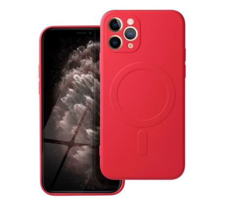 Silicone Mag Cover   iPhone 11 Pro červený