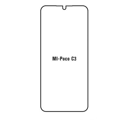 Hydrogel - ochranná fólie - Xiaomi Poco C3 (case friendly)  