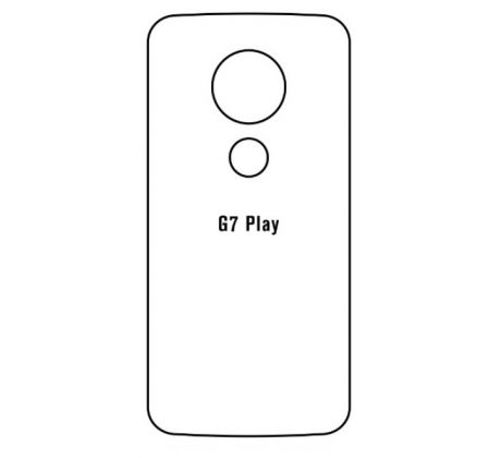 Hydrogel - matná zadní ochranná fólie - Motorola Moto G7 Play