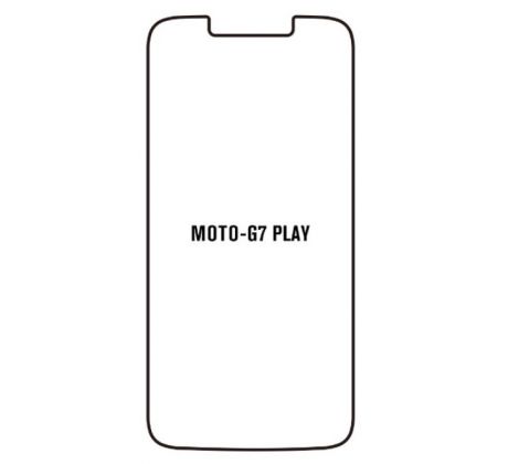 Hydrogel - ochranná fólie - Motorola Moto G7 Play (case friendly) 