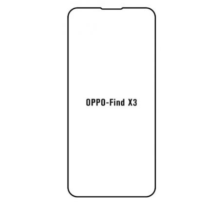 Hydrogel - ochranná fólie - OPPO Find X3 5G (case friendly) 