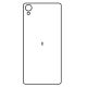 Hydrogel - matná zadní ochranná fólie - Sony Xperia X