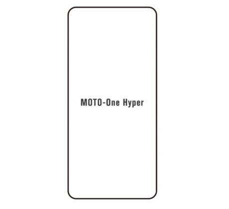 Hydrogel - matná ochranná fólie - Motorola One Hyper 
