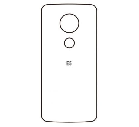Hydrogel - matná zadní ochranná fólie - Motorola Moto E5