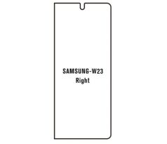 Hydrogel - ochranná fólie - Samsung Galaxy W23 (pravá)