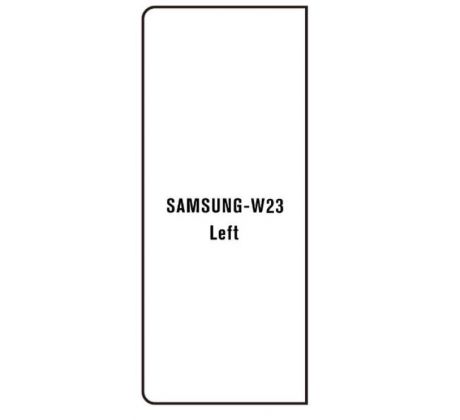 Hydrogel - ochranná fólie - Samsung Galaxy W23 (levá)